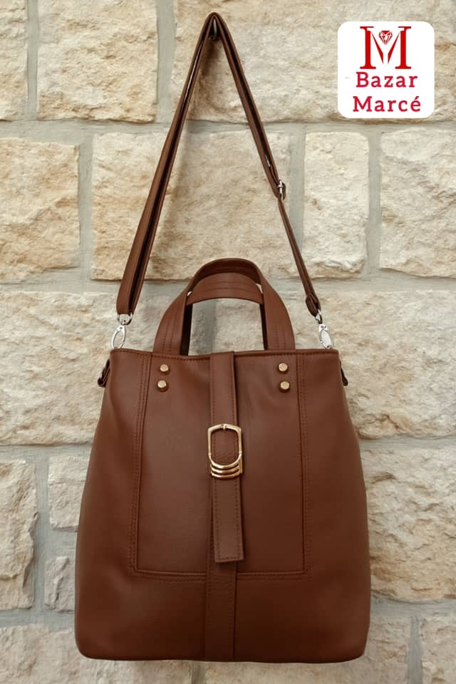 Cartera Castaña Colección Primavera